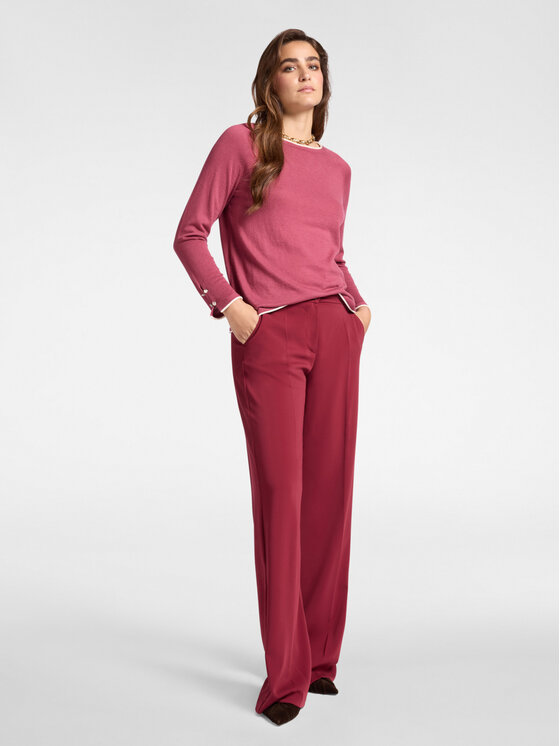 Elena Mirò Elena Mirò Cardigan M521Z000662N019 Rosa Regular Fit