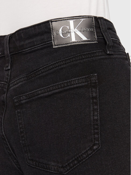 Calvin Klein Jeans Calvin Klein Jeans Džínové šortky J20J220645 Černá Regular Fit