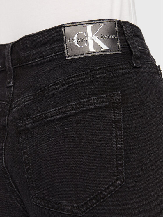 Calvin Klein Jeans Calvin Klein Jeans Τζιν σορτσάκια J20J220645 Μαύρο Regular Fit