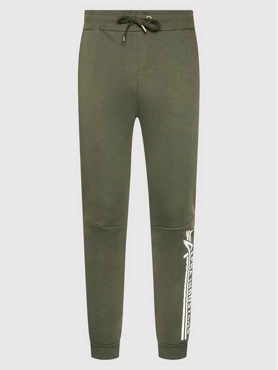 Alpha Industries Alpha Industries Spodnie dresowe Jogger 118364 Zielony Regular Fit