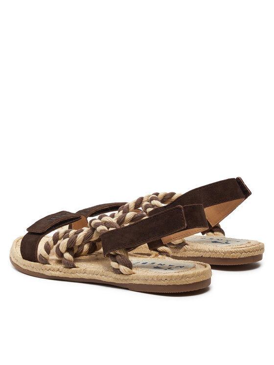 Manebi Manebi Espadrile Sandals P 7.8 Y0 Rjava