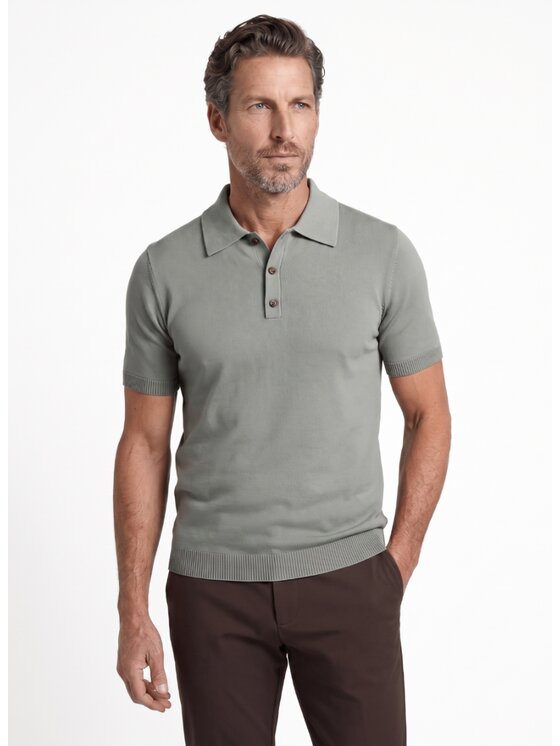 Pako Lorente Pako Lorente Polo P26WF-TX-001 Zielony Regular Fit