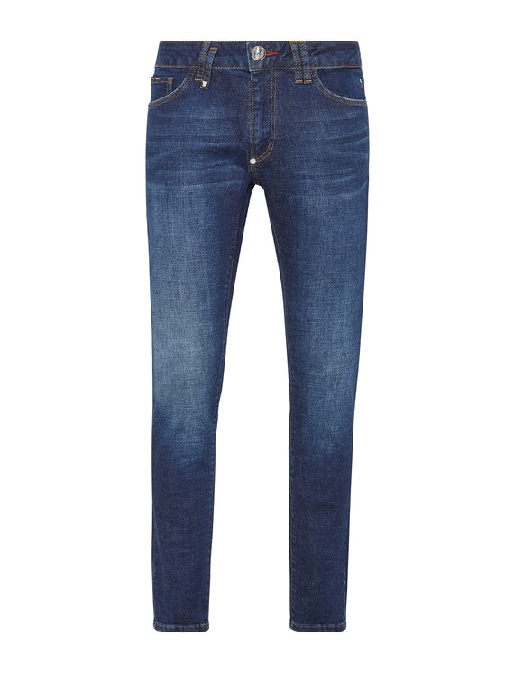 PHILIPP PLEIN PHILIPP PLEIN Jeansy 4131 Błękitny Slim Fit