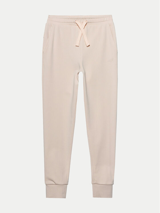 4F 4F Jogginghose 4FJWSS24TTROF587 Beige Regular Fit