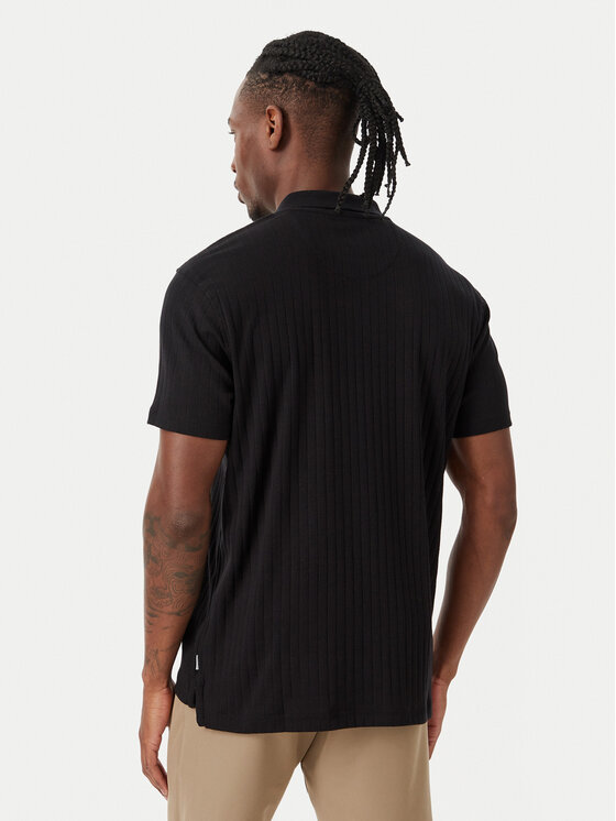 Beverly Hills Polo Club Beverly Hills Polo Club Поло P-SS26M-P2802 Чорний Regular Fit