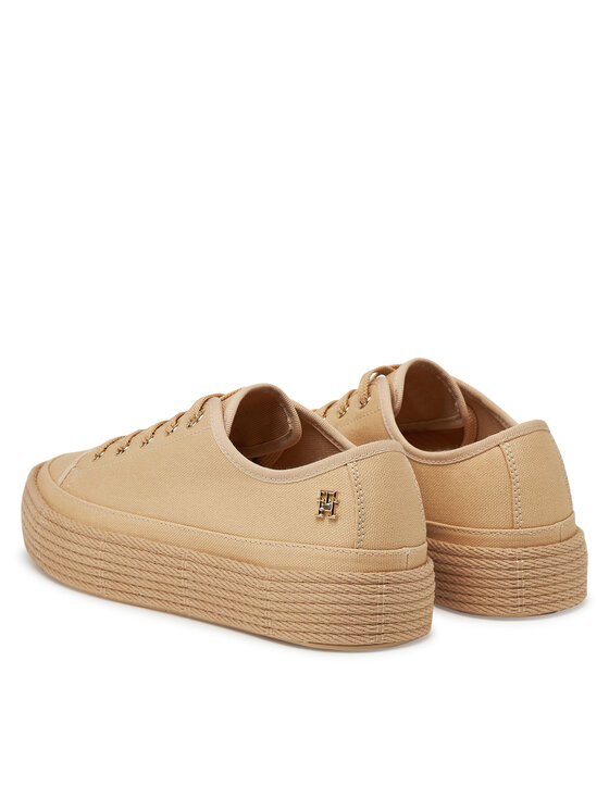 Tommy Hilfiger Tommy Hilfiger Espadrilles Vulc Espadrille Sneaker FW0FW08404 Bēšs
