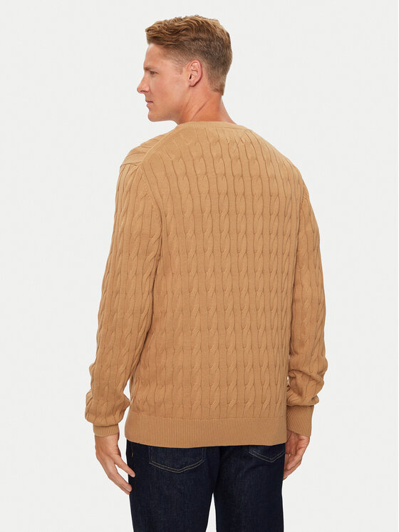 Tommy Hilfiger Tommy Hilfiger Džemper MW0MW33132 Bež Regular Fit