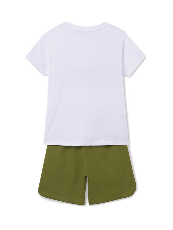 Mayoral Mayoral Set majica i hlače 6683 Zelena Regular Fit