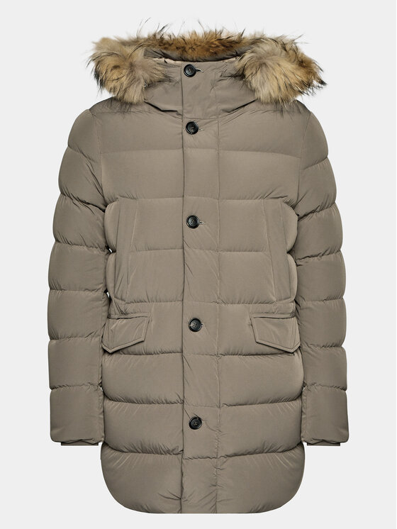Hetregó Hetregó Kurtka puchowa Parker 8K436M 23WU07 Szary Regular Fit
