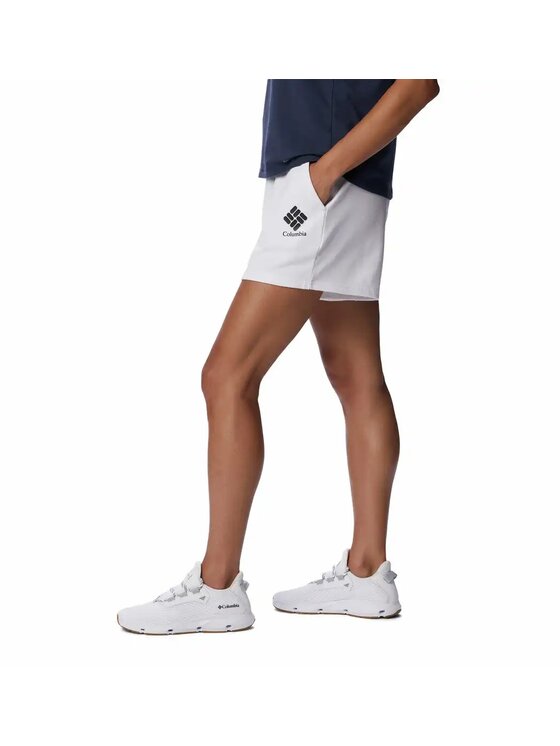 Columbia Columbia Szorty 203288 Biały Regular Fit