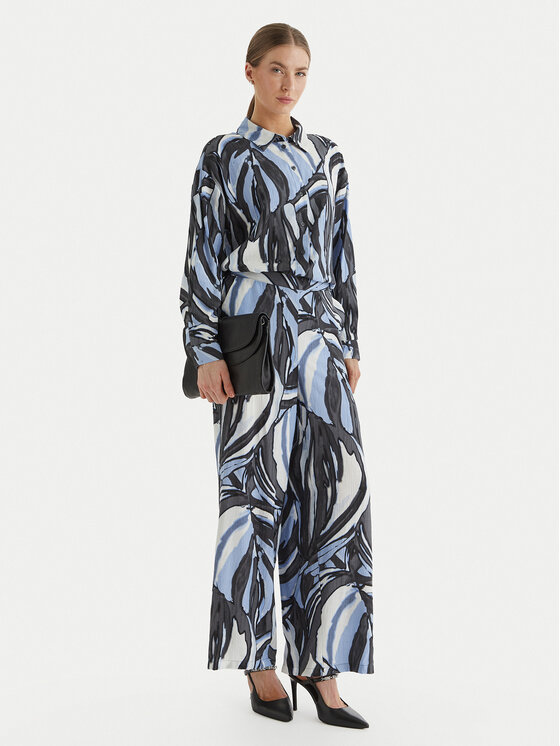 Vero Moda Vero Moda Szövet nadrág Vera 10338759 Kék Wide Leg