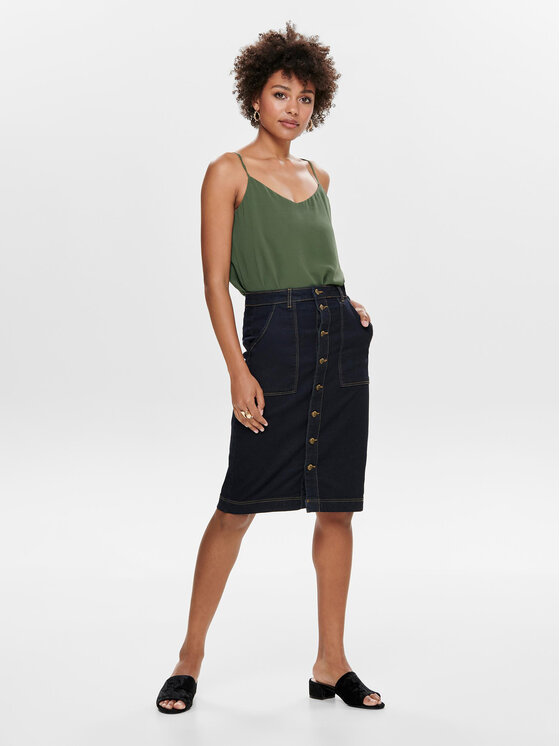 ONLY ONLY Top Moon 15177444 Zelená Regular Fit