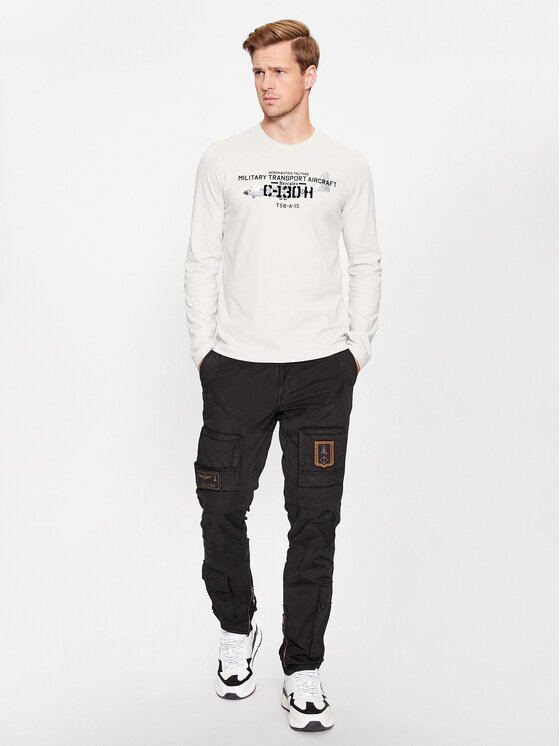Aeronautica Militare Aeronautica Militare Longsleeve 232TS2132J609 Grigio Regular Fit