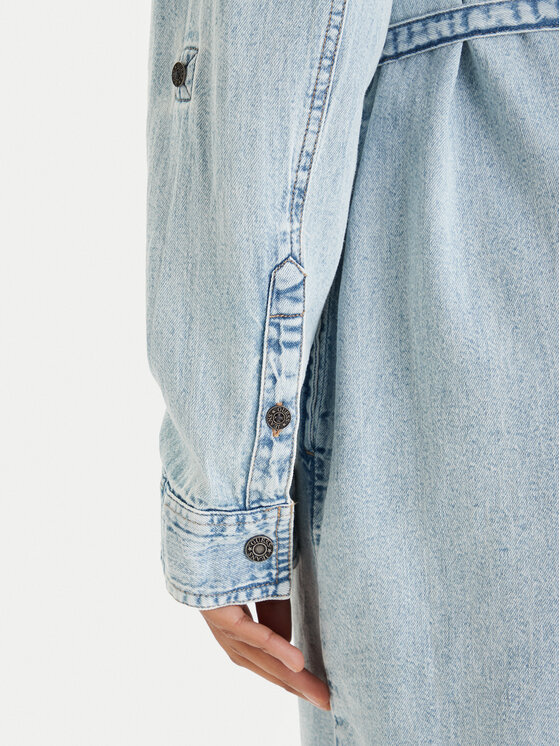 Guess Jeans Guess Jeans Джинсова сукня W6RK26 D5M83 Голубий Regular Fit