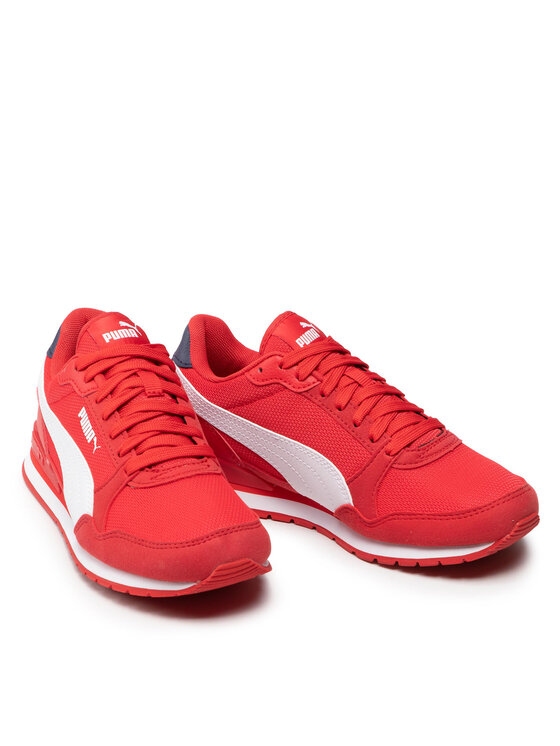 Puma Puma Sneakersy St Runner V3 Mesh Jr 385510 04 Czerwony
