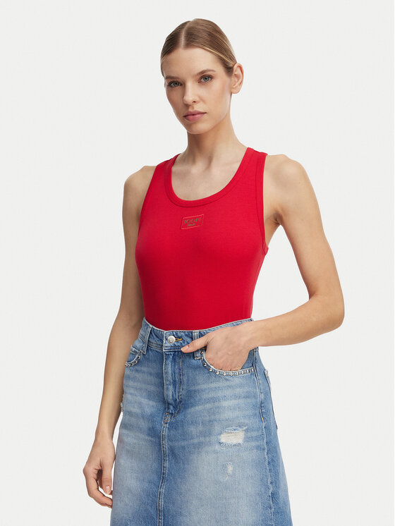 JOOP! Jeans Top Tana 30046103 Roșu Slim Fit