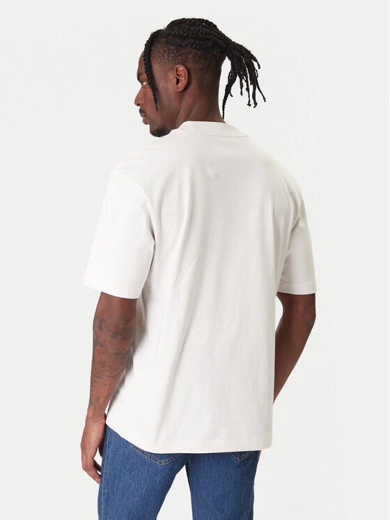 HUGO HUGO T-Shirt Nieros 50509991 Biały Regular Fit