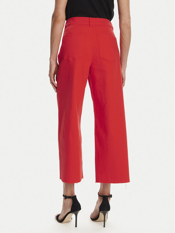 Vero Moda Vero Moda Ohlapne hlače Wild Kayla 10307837 Rdeča Wide Leg