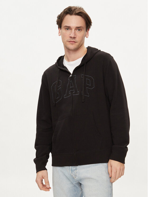 Gap Gap Світшот 868454-00 Чорний Regular Fit