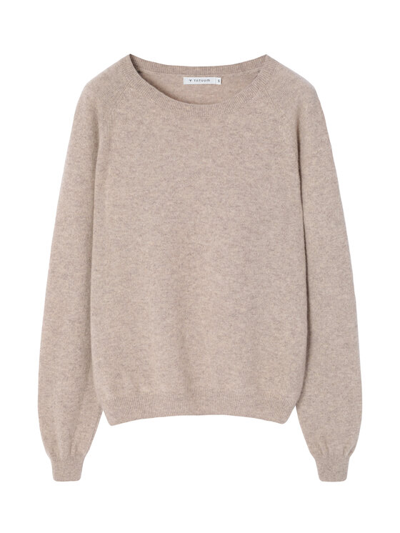 TATUUM Tatuum Sweter PRESLEY Beżowy Classic Fit