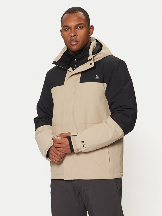 Protest Giacca da sci Choose 6710644 Beige Slim Fit, taglia : M