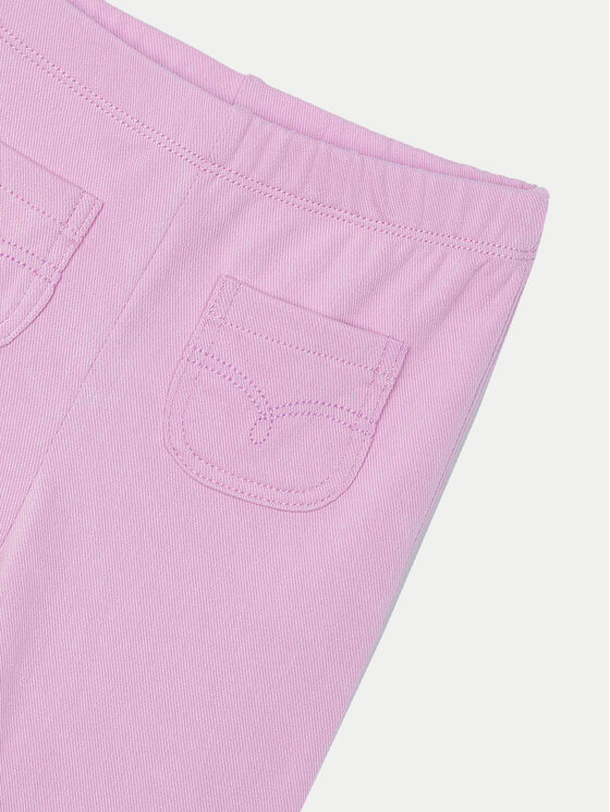 Mayoral Mayoral Spodnie materiałowe 03537 Różowy Slim Fit