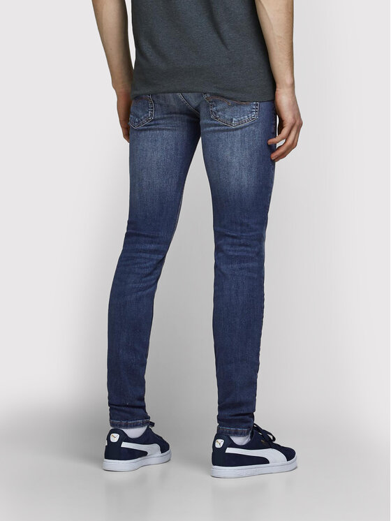 Jack & Jones Jack & Jones Jeansy Liam 12166854 Granatowy Skinny Fit