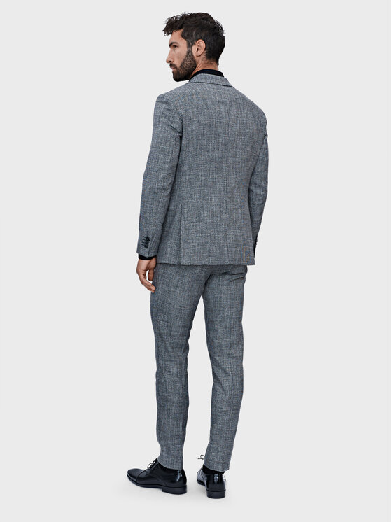 Evenemen Evenemen Marynarka Mattina Szary Slim Fit