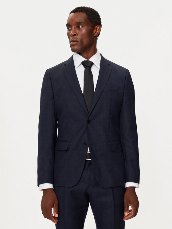 BOSS Boss Anzug 50528126 Dunkelblau Slim Fit