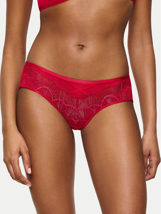 Triumph Triumph Klasične spodnje hlačke Palina Moonlight Kiss 10225626 Rdeča