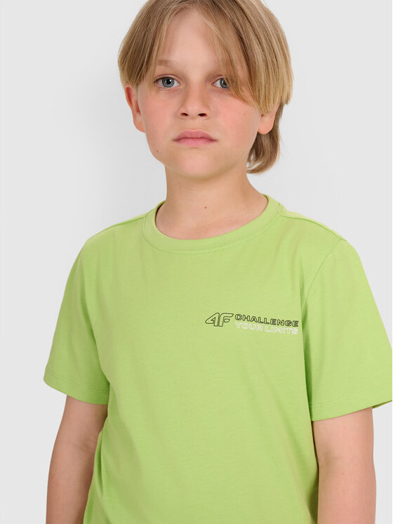 4F 4F T-Shirt URBAN COMMUTER Zielony Regular Fit