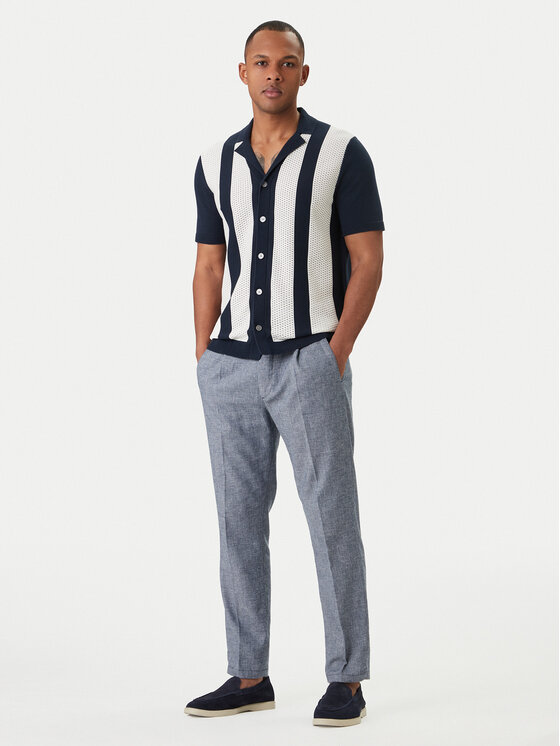 JOOP! Jeans JOOP! Jeans Kalhoty z materiálu Lead2 30102837 Tmavomodrá Regular Fit