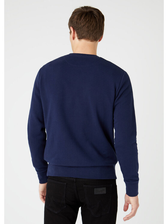 Wrangler Wrangler Felpa FRAME LOGO Blu Regular Fit