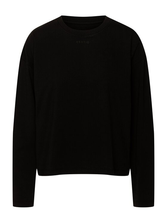Esotiq Esotiq Longsleeve 42648 Czarny Regular Fit