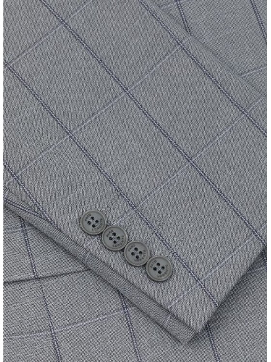 Pako Lorente Pako Lorente Garnitur P24SF-4G-018 Szary Slim Fit