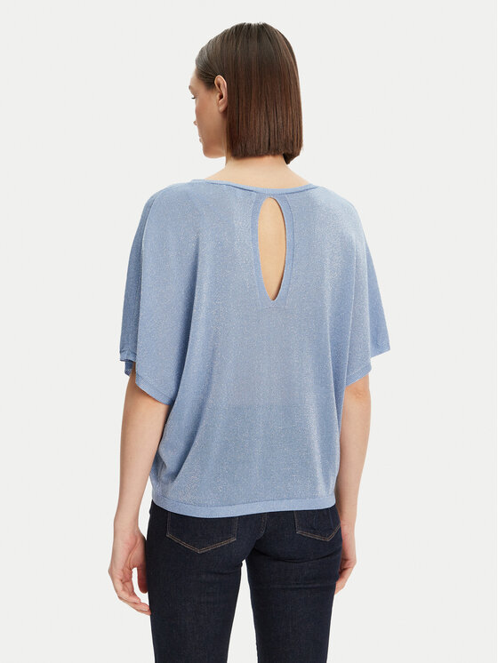 Morgan Morgan Sweater 251-MDIX Kék Relaxed Fit