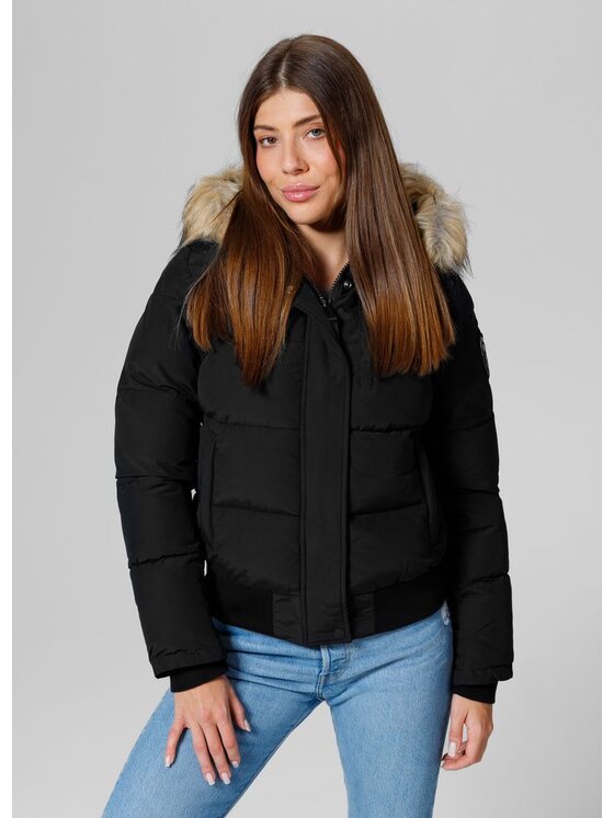 PITBULL PITBULL Kurtka zimowa Azalea Czarny Regular Fit