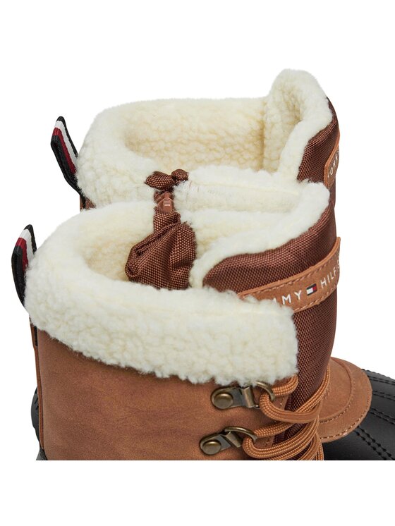 Tommy Hilfiger Tommy Hilfiger Μποτίνια T3B5-33161-0814582 M Καφέ