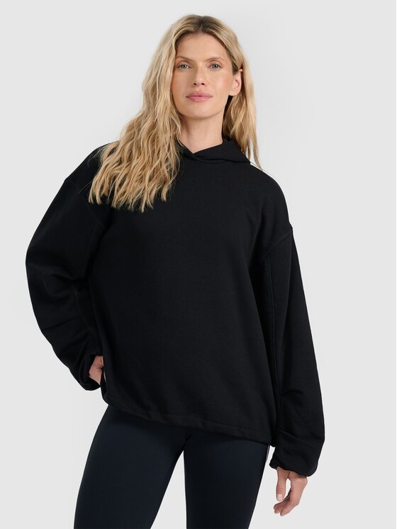 4F 4F Bluza 4FRAW25TSWSF2462-20S Czarny Regular Fit
