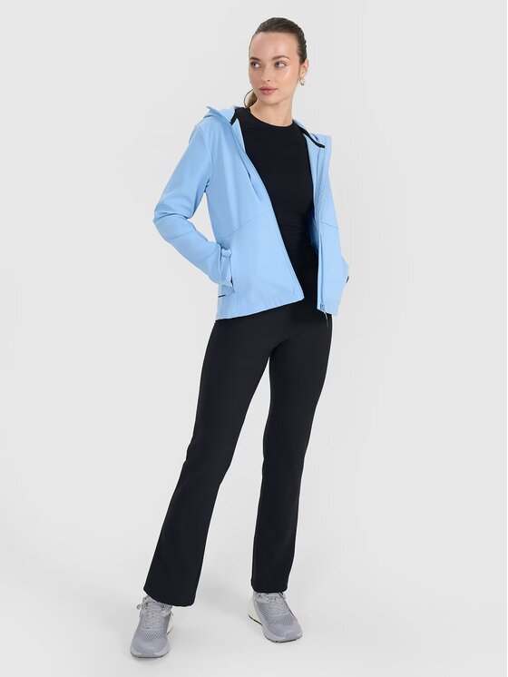 4F 4F Kurtka softshell 4FWSS25TSOFF320-33S Niebieski Regular Fit