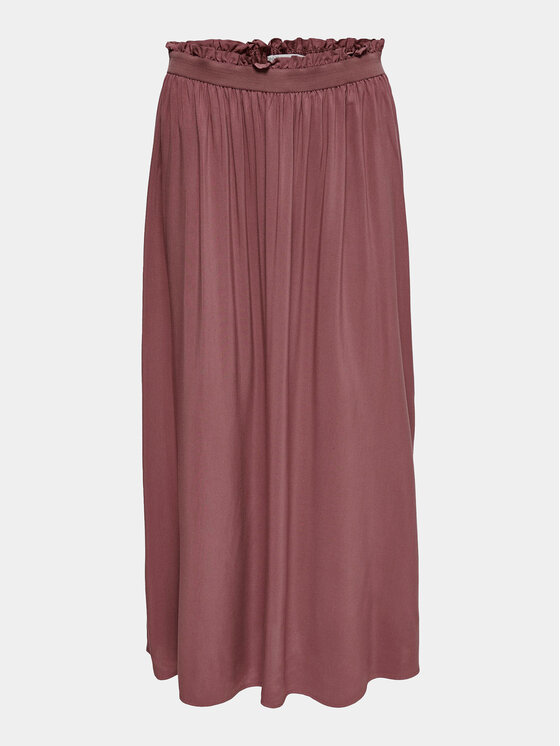 ONLY ONLY Maxi suknja Venedig 15164606 Ružičasta Regular Fit