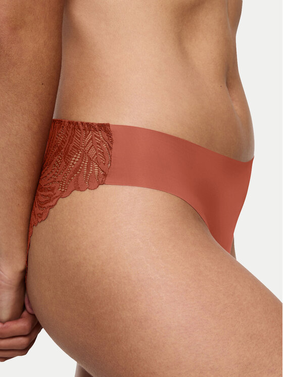 Triumph Triumph Klasične spodnje hlačke Pretty 10222241 Oranžna