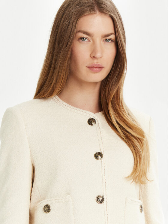 Marella Marella Giacca da abito Afona 2513041054 Bianco Regular Fit