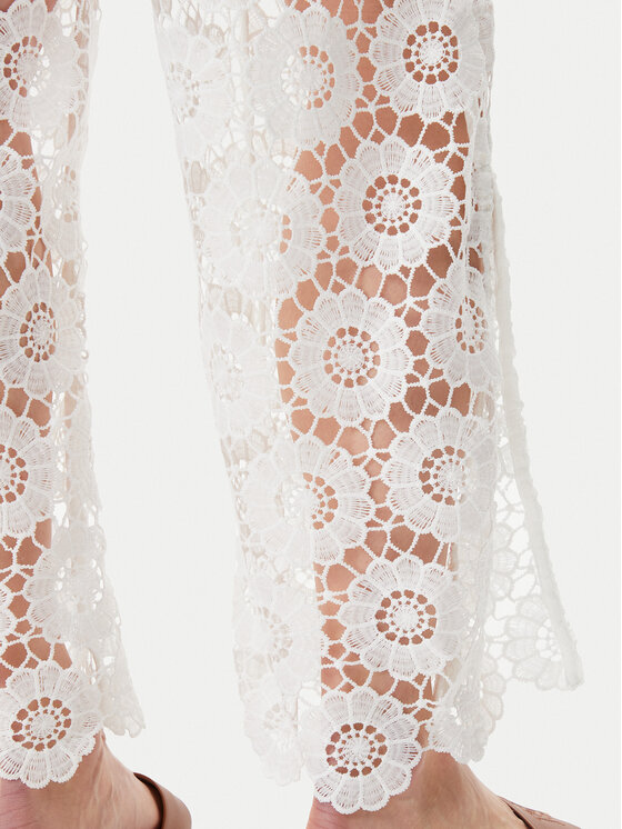 Seafolly Seafolly Stoffhose Secret Garden 55418-PA Weiß Regular Fit