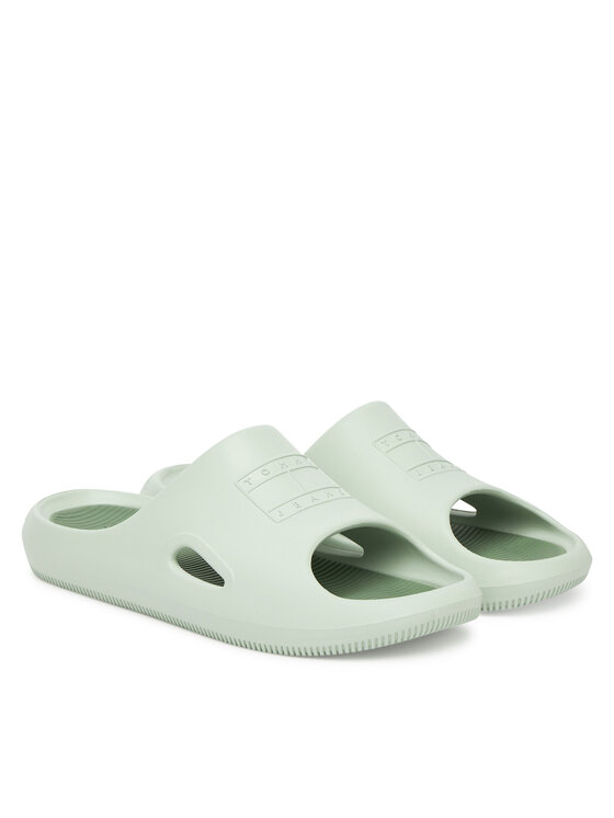 Tommy Jeans Tommy Jeans Natikače Sporty Pool Slide EM0EM01582 Zelena