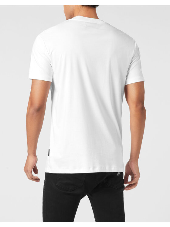 PHILIPP PLEIN PHILIPP PLEIN T-Shirt 26255 Biały Regular Fit