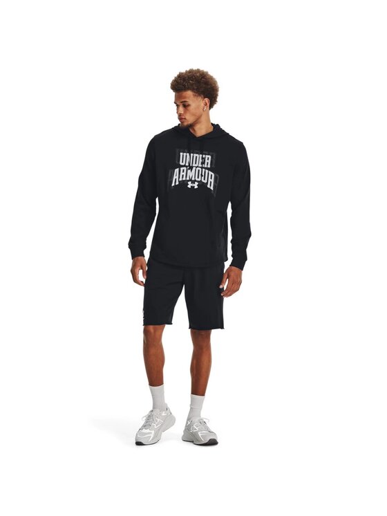 Under Armour Under Armour Μπλούζα Rival Terry Graphic HD Μαύρο Basic Fit