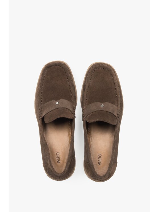 Estro Estro Μοκασίνια ER00118045 Καφέ
