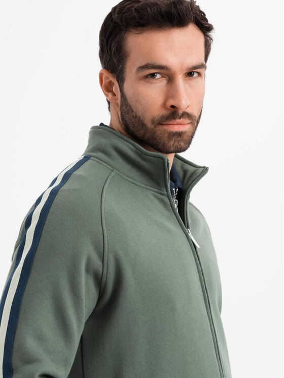 Ombre Ombre Komplet dresowy Z114 Zielony Regular Fit