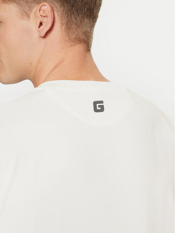 Guess Guess Tričko Z5RI12 J1314 Écru Regular Fit